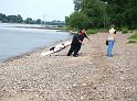 Wasserleiche angespuelt Koeln Deutz Rheinpark Hoehe Zoobruecke P23